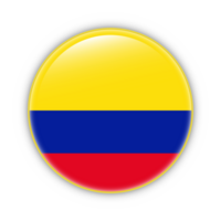 Colombia vlag met geel kader vrij PNG vlag beeld met transparant achtergrond - nationaal vlag