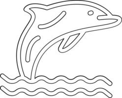 Dolphin Vector Icon