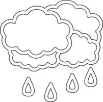 Cloudy Weather Vector Icon