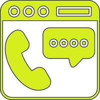 Phone Chat Vector Icon