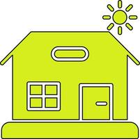 Beach House Vector Icon