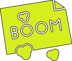 Boom Vector Icon