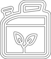 Biofuel Can Vector Icon