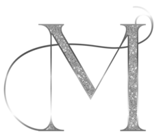 argent briller alphabet majuscule png