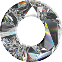 holographique diamant alphabet png