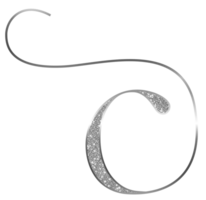 Silber funkeln Alphabet Kleinbuchstaben png