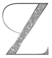 Silver glitter alphabet lowercase png