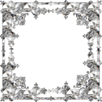 Shiny crystal frame png