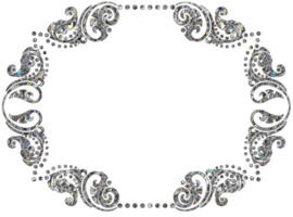 Shiny crystal frame png