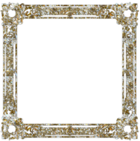 Shiny crystal frame png