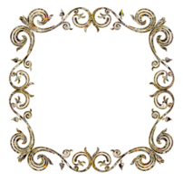 Shiny crystal frame png