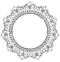 Shiny crystal frame png