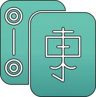 Mahjong Vector Icon