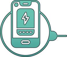 Wireless Charger Vector Icon