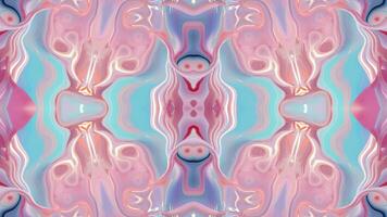 Abstract color background with symmetrical repeating patterns. Seamless looping animation. video