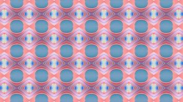 Abstract color background with symmetrical repeating patterns. Seamless looping animation. video