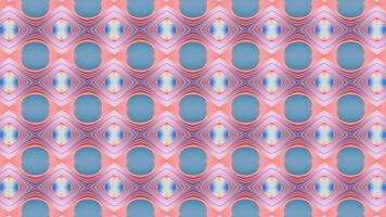 Abstract color background with symmetrical repeating patterns. Seamless looping animation. video