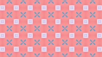 Abstract color background with symmetrical repeating patterns. Seamless looping animation. video