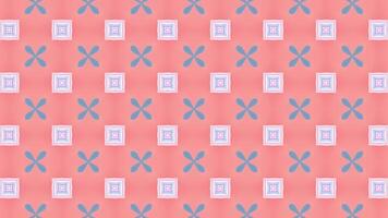 Abstract color background with symmetrical repeating patterns. Seamless looping animation. video