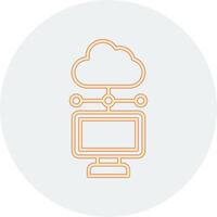 Cloud Computing Vector Icon