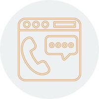 Phone Chat Vector Icon