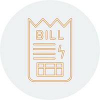 Bill Vector Icon