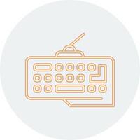 icono de vector de teclado