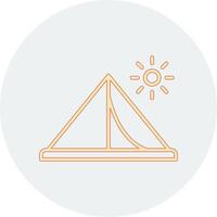 Tent Vector Icon