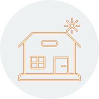 Beach House Vector Icon