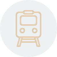 icono de vector de tren