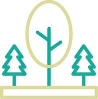 Tree Landscape Vector Icon