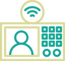 intercomunicador vector icono