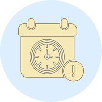 Deadline Vector Icon