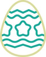 Chocolate Egg Vector Icon