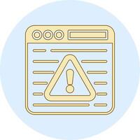 Virus warning Vector Icon