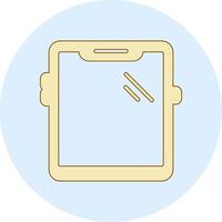 icono de vector de tableta