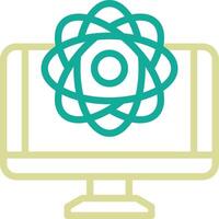 Quantum Computing Vector Icon