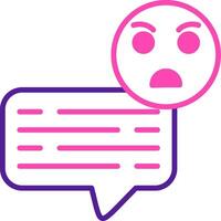 Angry Chat Vector Icon