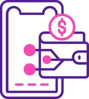 Digital Wallet Vector Icon