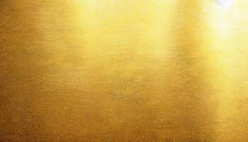 AI generated Gold background, rough gold textured background with a gradient, gold polished metal, steel texture photo