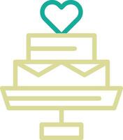 Wedding Cake Vector Icon