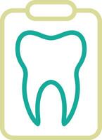 Tooth Analysis Vector Icon