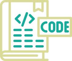 Coding Book Vector Icon