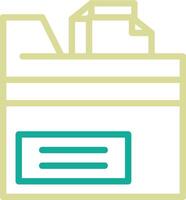 Folder with Files Vector Icon