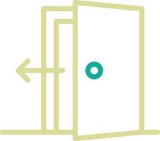 Exit Door Vector Icon