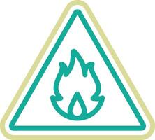 Flammable Vector Icon