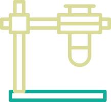 Test Tube Stand Vector Icon