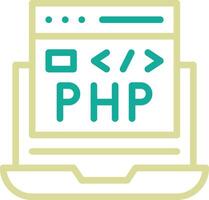 PHP Coding Vector Icon
