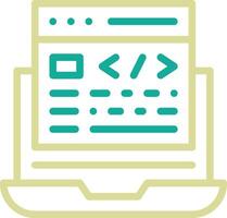 Website Coding Vector Icon