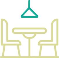 Dinner Table Vector Icon